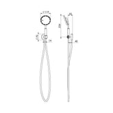 Phoenix NX IKO Hand Shower w/ Hydrosense Chrome